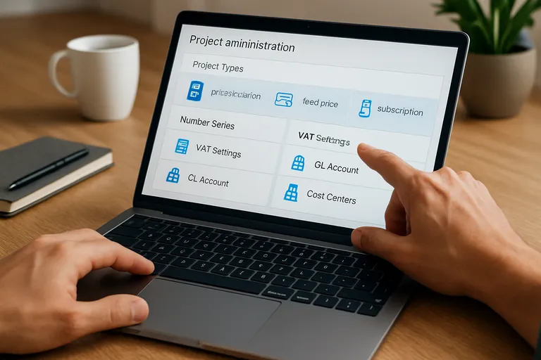 Inrichting van je projectadministratie in Exact online