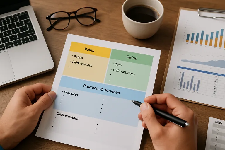 Van klantpijn naar scherpe propositie met een waardepropositiematrix die je keuzes helder maakt