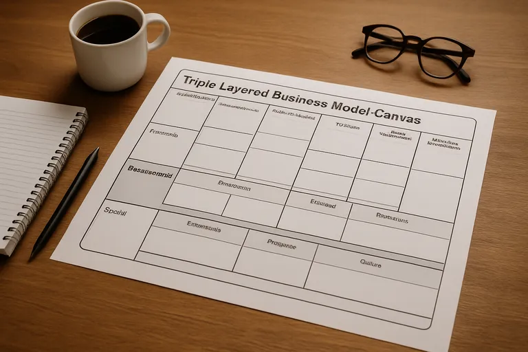 Wat is het triple layered business model canvas (TLBMC)
