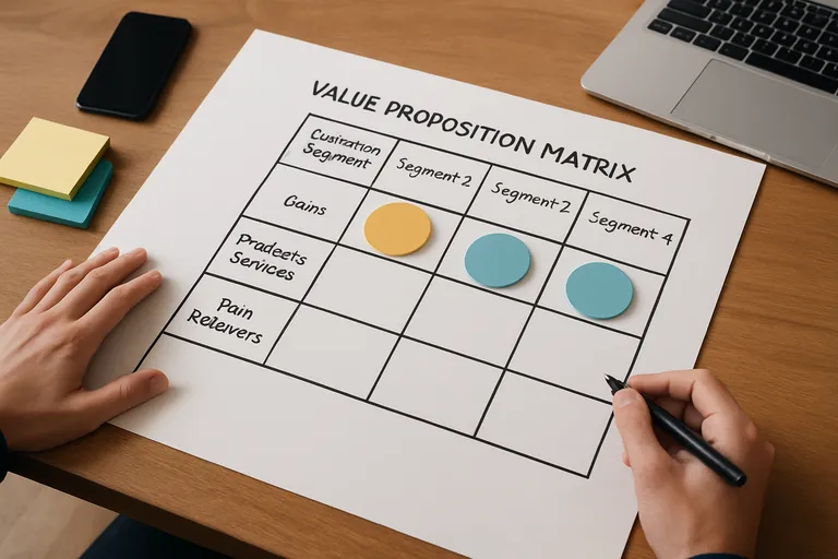 Zo maak je een value proposition matrix
