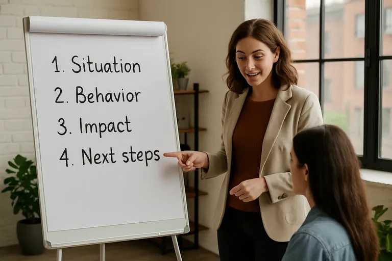 Hoe geef je goede feedback stap-voor-stap