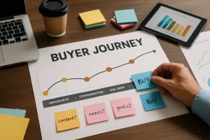 Verbind content en touchpoints tot een buyer journey die converteert