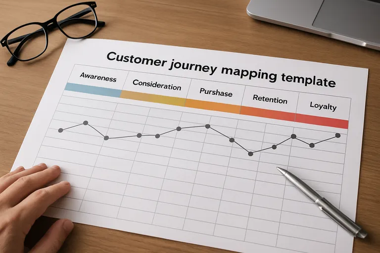 Wat is een customer journey mapping template